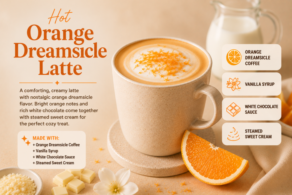 Orange Dreamsicle Latte